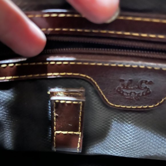 MC 2 Tone Brown Handbag - Picture 11 of 15